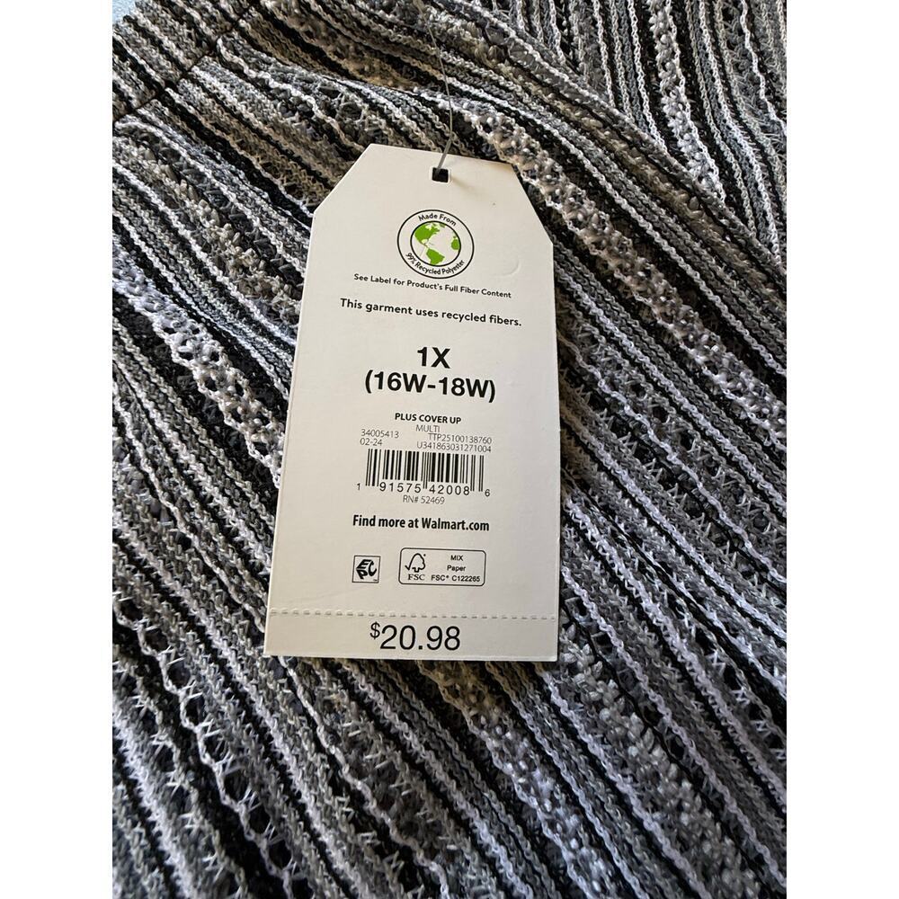Time and true NWT swim cover pants drawstring waist plus size 16 - Picture 3 of 7